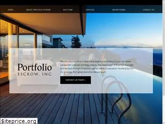 portfolioescrow.com