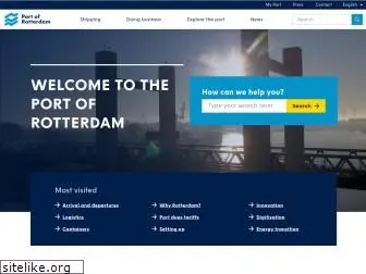 portofrotterdam.com