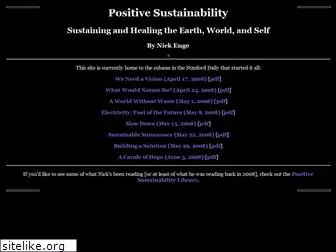 positivesustainability.org