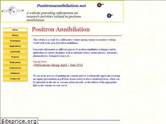 positronannihilation.net