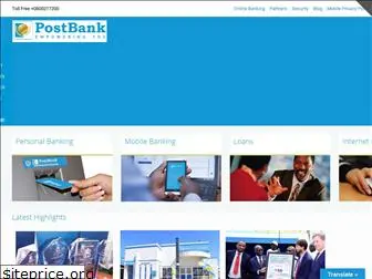Western union online postbank Send money