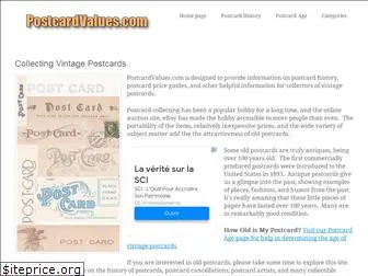 postcardvalues.com