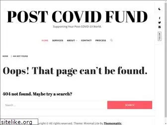 postcovidfund.org