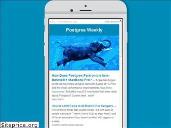 postgresweekly.com