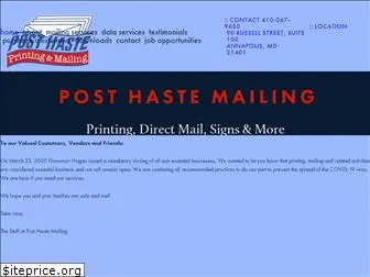 posthastemailing.biz