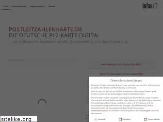 postleitzahlenkarte.de thumbnail