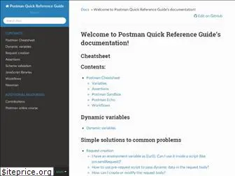 postman-quick-reference-guide.readthedocs.io