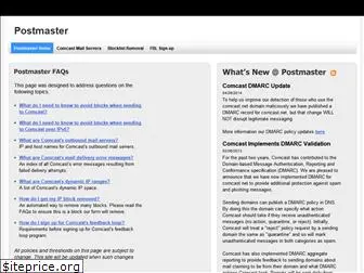 postmaster.comcast.net