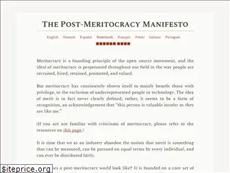 postmeritocracy.org