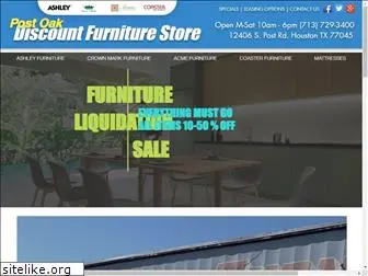 postoakdiscountfurniture.com