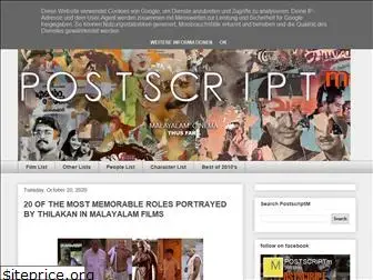 postscriptmalayalam.blogspot.com