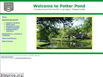 potterpond.com