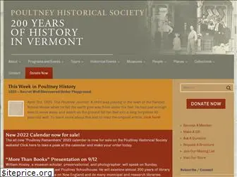 poultneyhistoricalsociety.org