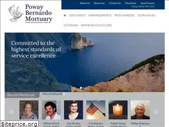 powaybernardomortuary.net