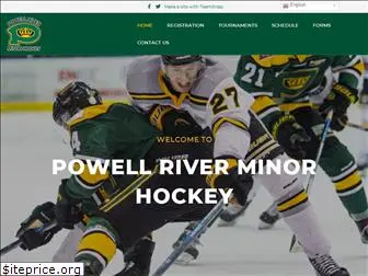 powellriverminorhockey.com