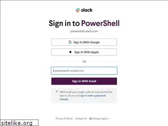 powershell.slack.com