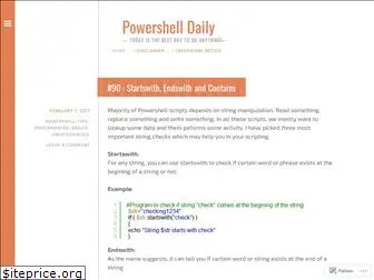 powershelldaily.wordpress.com