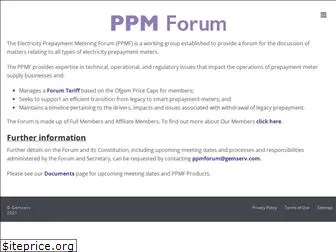 ppmforum.co.uk