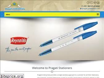 www.pragatistationers.com