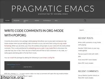 pragmaticemacs.com