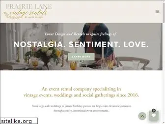 prairielanevintagerentals.com