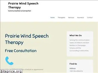 prairiewindspeech.com