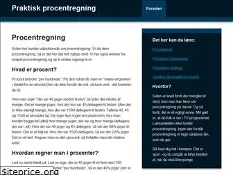 praktisk-procentregning.dk