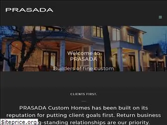 prasadacustomhomes.com