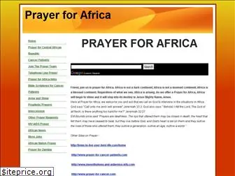 prayer-for-africa.com