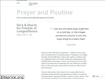 prayerandpoutine.wordpress.com