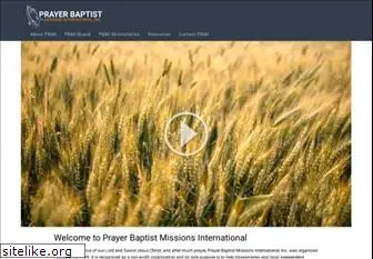 prayerbaptistmissions.com
