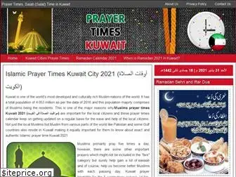 prayertimeskuwait.com