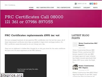 prc-certificate.co.uk