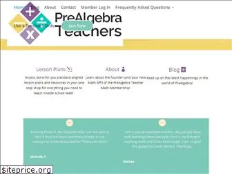 prealgebrateachers.com