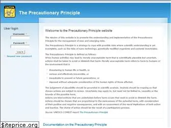 precautionaryprinciple.org