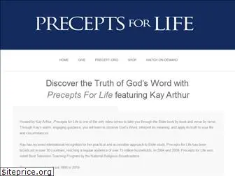 preceptsforlife.com