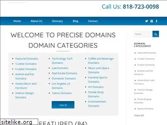 precisedomains.com