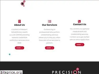 precisioncredentialing.com