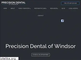 precisiondentalwindsor.com