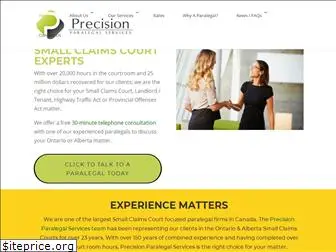 precisionparalegal.ca