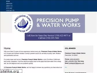 precisionpumpandwater.com