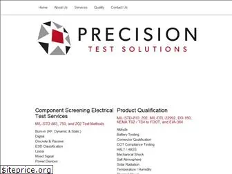 precisiontestsolutions.com