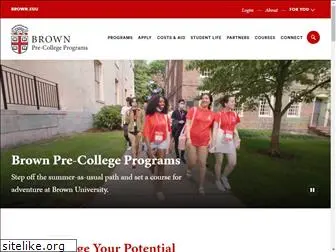 precollege.brown.edu