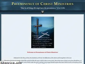 preeminenceofchrist.org