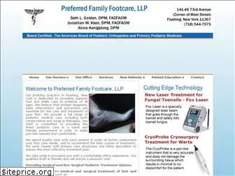 preferredfamilyfootcare.com
