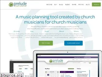 preludemusicplanner.org