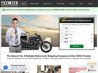 premiermotorcycletransport.com