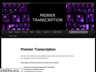 premiertranscription.co.uk