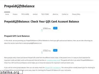 prepaidgiftbalances.online