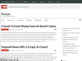 prereact.com thumbnail